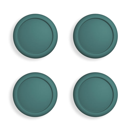 PlayVital Switch Joystick Caps, Switch Lite Thumbstick Caps, Silicone Analog Cover for Switch OLED Joycon Thumb Grip Rocker Caps for Nintendo Switch & Switch Lite - Hunter Green - NJM1191 playvital