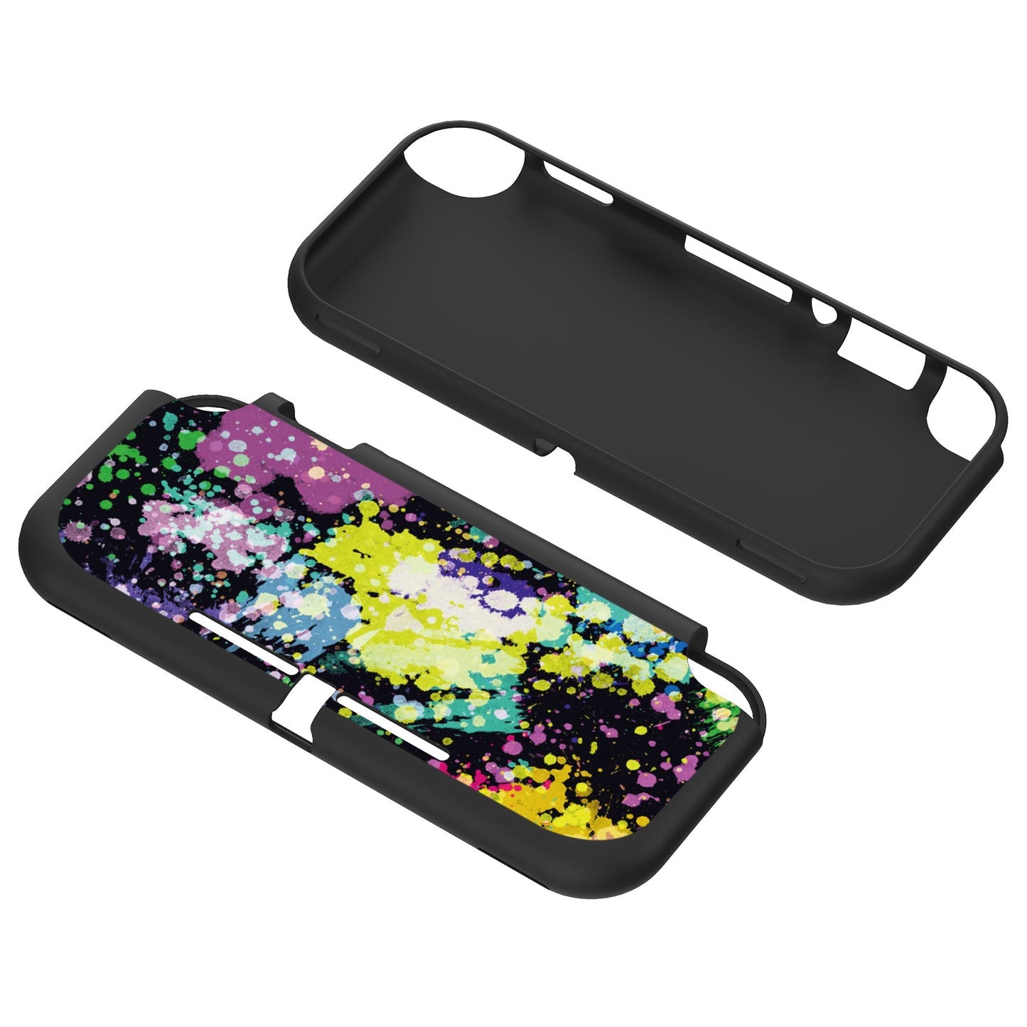 PlayVital Watercolour Splash Custom Protective Case for NS Switch Lite, Soft TPU Slim Case Cover for NS Switch Lite - LTU6015 PlayVital