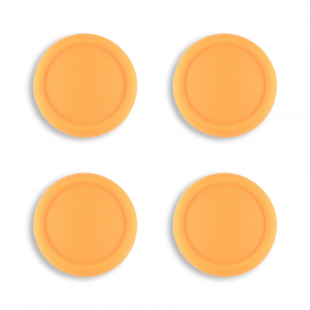 PlayVital Switch Joystick Caps, Switch Lite Thumb Stick Caps, Silicone Analog Cover for Switch OLED Joycon Thumb Grip Rocker Caps for Nintendo Switch Joy-Con Controller & Switch Lite & Switch OLED, 4 Pcs Caution Yellow - NJM1015 PlayVital