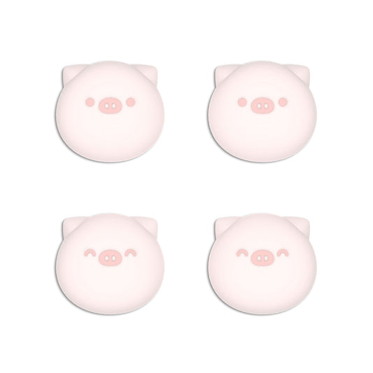 PlayVital Chubby Piggy Joystick Caps for NS Switch, Thumbstick Caps for NS Switch Lite, Analog Cover for NS Switch OLED Joycon Thumb Grip Caps for NS Switch & NS Switch Lite & NS Switch OLED - Millennial Pink - NJM1160 playvital