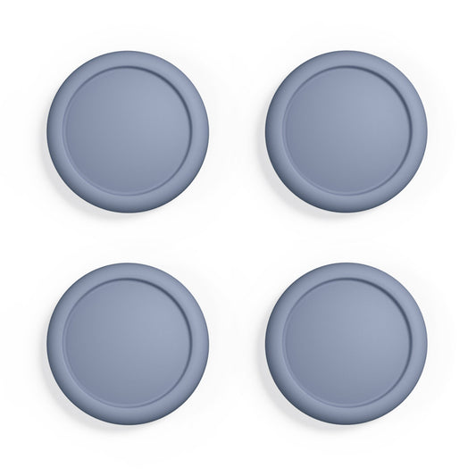 PlayVital Switch Joystick Caps, Switch Lite Thumbstick Caps, Silicone Analog Cover for Switch OLED Joycon Thumb Grip Rocker Caps for Nintendo Switch & Switch Lite - Slate Gray - NJM1194 playvital