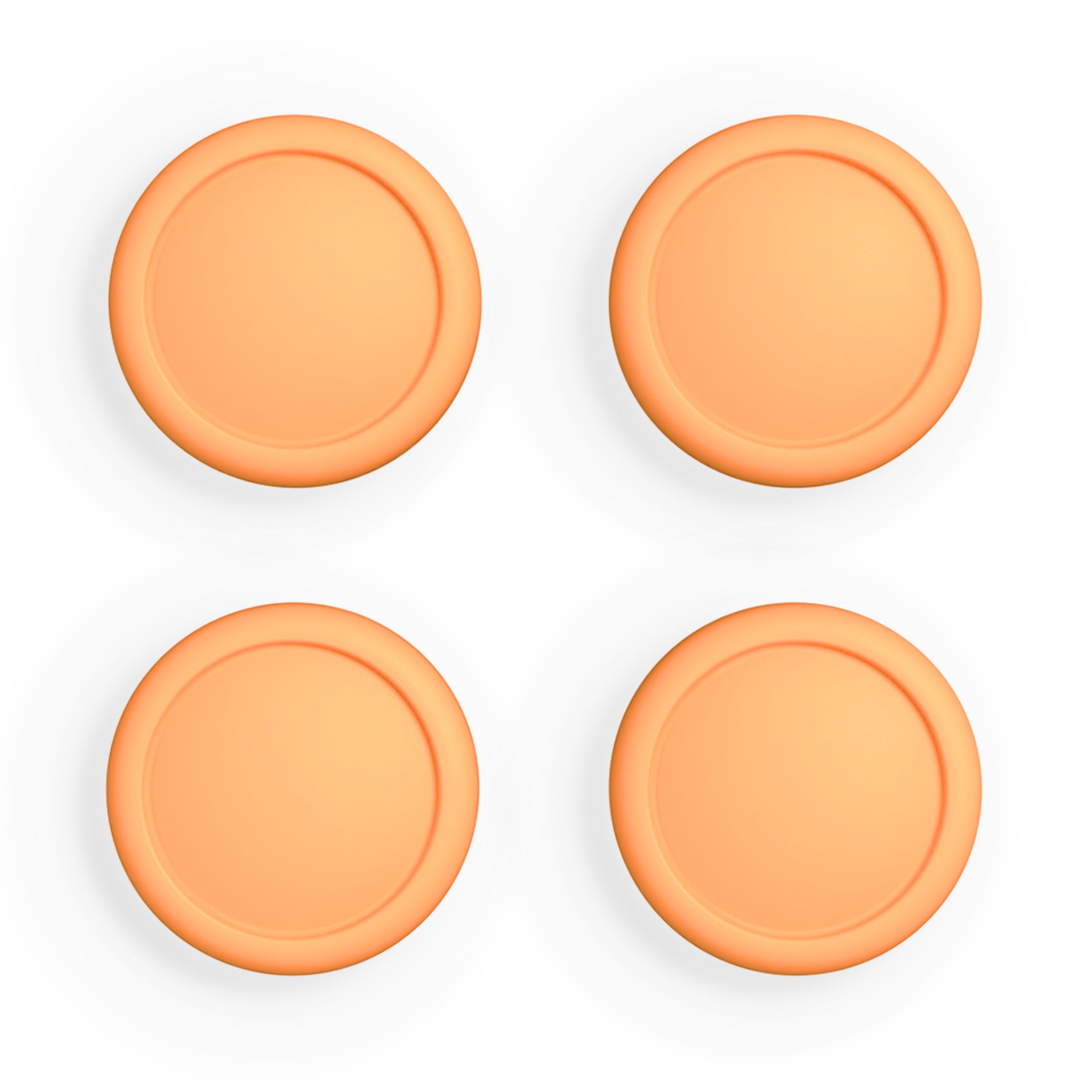 PlayVital Switch Joystick Caps, Switch Lite Thumbstick Caps, Silicone Analog Cover for Switch OLED Joycon Thumb Grip Rocker Caps for Nintendo Switch & Switch Lite - Apricot Yellow - NJM1195 playvital