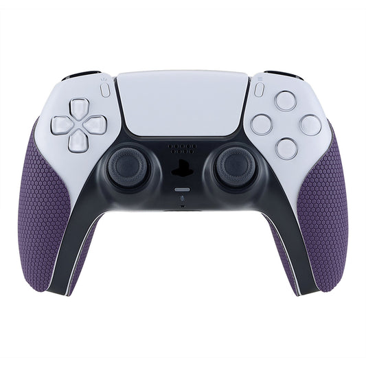 PlayVital Purple Anti-Skid Sweat-Absorbent Controller Grip for PS5 Controller, Professional Textured Soft Rubber Pads Handle Grips for PS5 Controller - PFPJ006 PlayVital