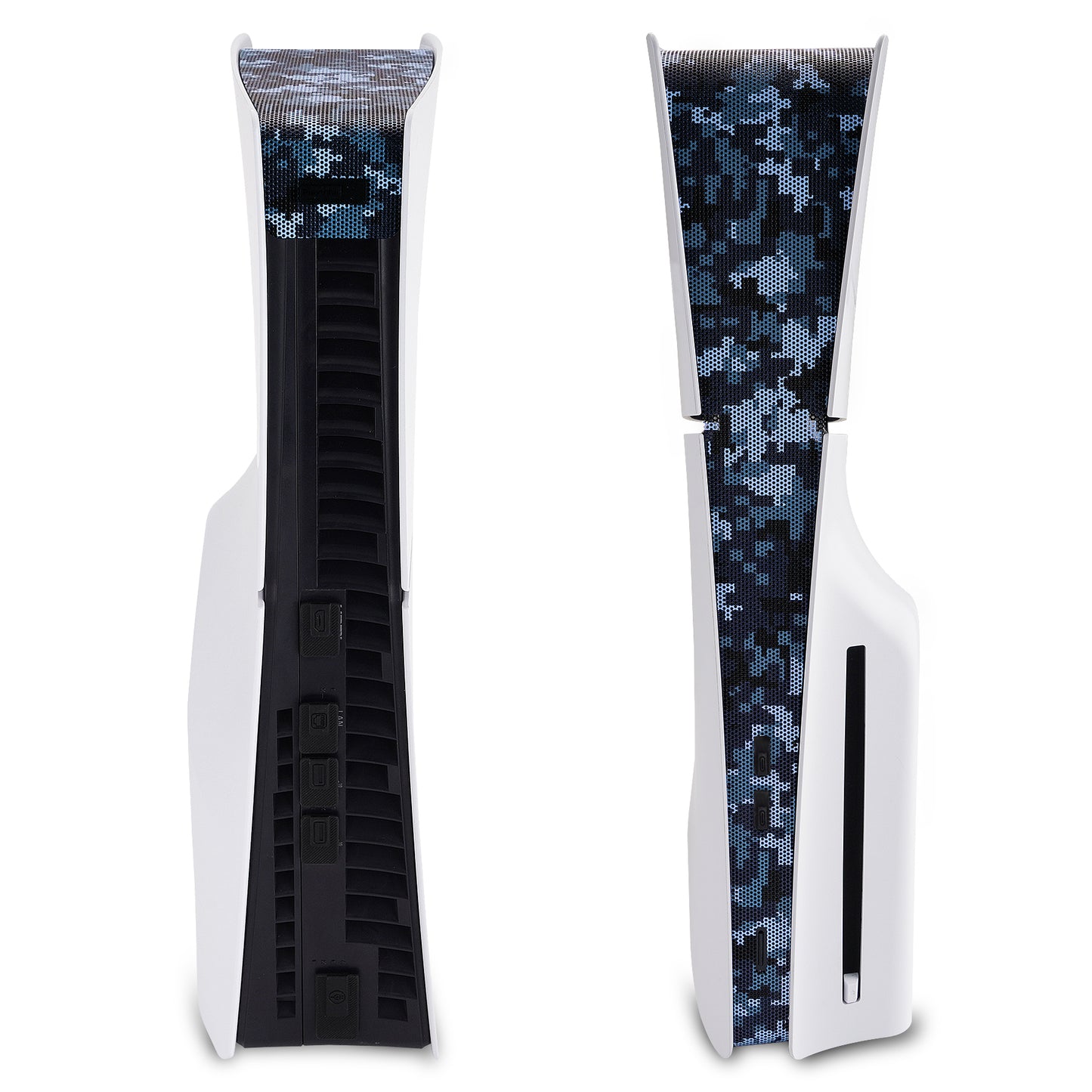 PlayVital 12 in-1 ダストフィルター for PS5 Slim コンソール ディスク & デジタル ダストカバーキット、アンチダストカバーネット & シリコンプラグ付き 【アーバンデジタルカモ】