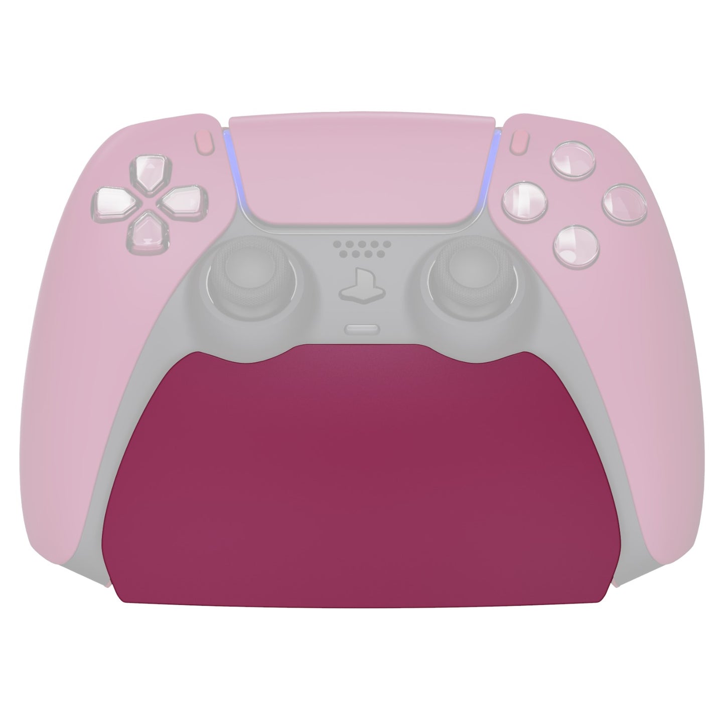 PlayVital 2セット ps5コントローラー対応用ディスプレイスタンド、デュアルセンス5対応収納スタンド、ps5コントローラー対応用机収納スタンド、スタンドホルダー、滑り止めラバーパッド付き【レッド】