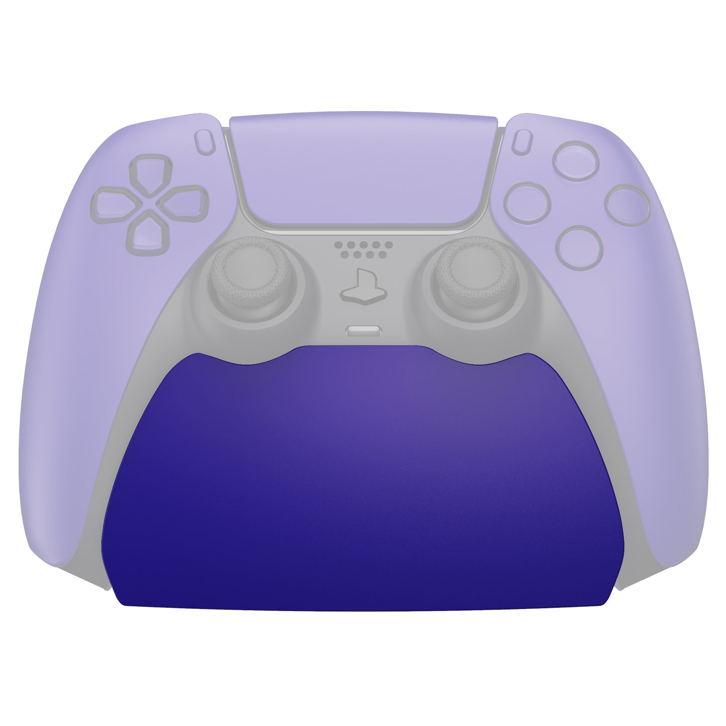 PlayVital 2セット ps5コントローラー対応用ディスプレイスタンド、デュアルセンス5対応収納スタンド、ps5コントローラー対応用机収納スタンド、スタンドホルダー、滑り止めラバーパッド付き【ギャラクティック パープル】