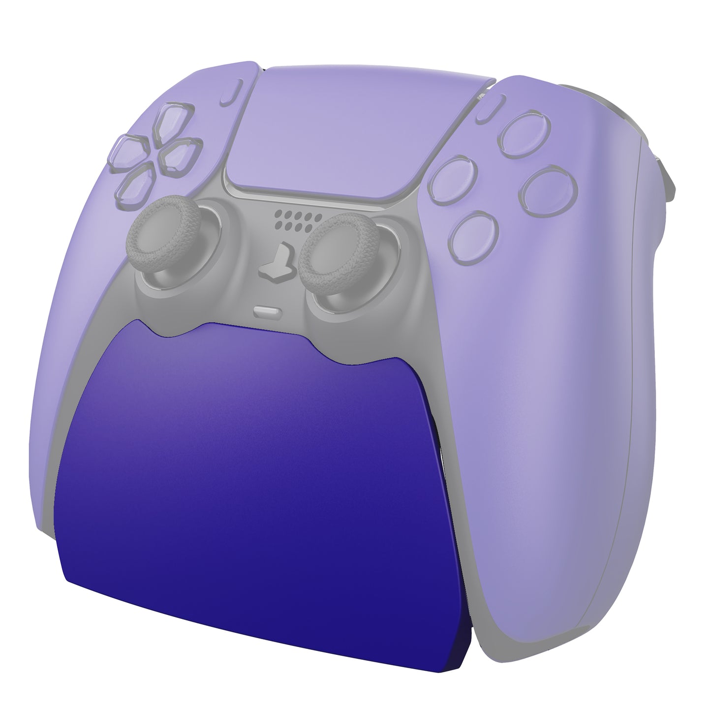 PlayVital 2セット ps5コントローラー対応用ディスプレイスタンド、デュアルセンス5対応収納スタンド、ps5コントローラー対応用机収納スタンド、スタンドホルダー、滑り止めラバーパッド付き【ギャラクティック パープル】
