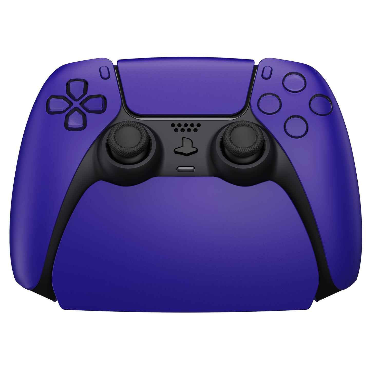 PlayVital 2セット ps5コントローラー対応用ディスプレイスタンド、デュアルセンス5対応収納スタンド、ps5コントローラー対応用机収納スタンド、スタンドホルダー、滑り止めラバーパッド付き【ギャラクティック パープル】
