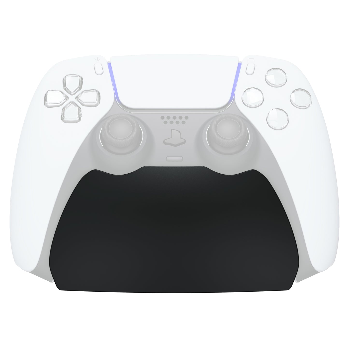 PlayVital 2セット ps5コントローラー対応用ディスプレイスタンド、デュアルセンス5対応収納スタンド、ps5コントローラー対応用机収納スタンド、スタンドホルダー、滑り止めラバーパッド付き【ブラック】