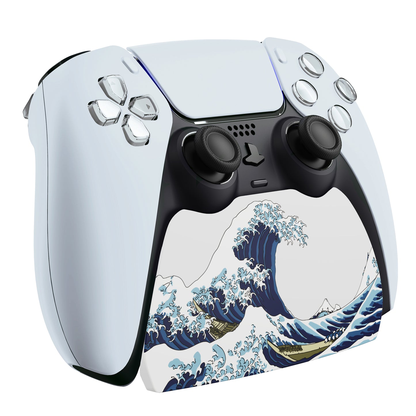 PlayVital 2セット ps5コントローラー対応用ディスプレイスタンド、デュアルセンス5対応収納スタンド、ps5コントローラー対応用机収納スタンド、スタンドホルダー、滑り止めラバーパッド付き【ザ グレート ウェブ】