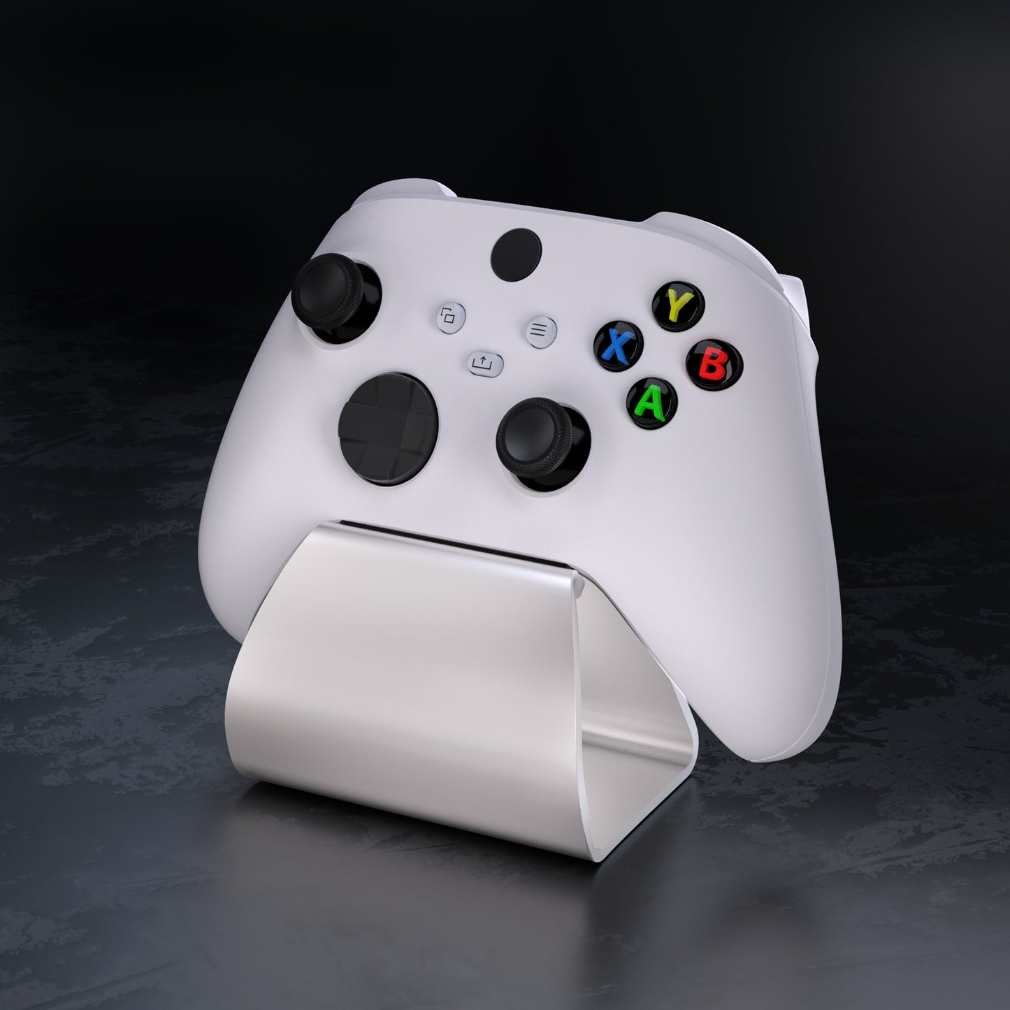 PlayVital 2セット Stand-AL ユニバーサルメタルゲームコントローラースタンド PS5 & PS4 & Xbox Series X/S & Xbox One & Switch Pro 対応アルミニウムメタルディスプレイゲームパッドホルダー 【シルバー】