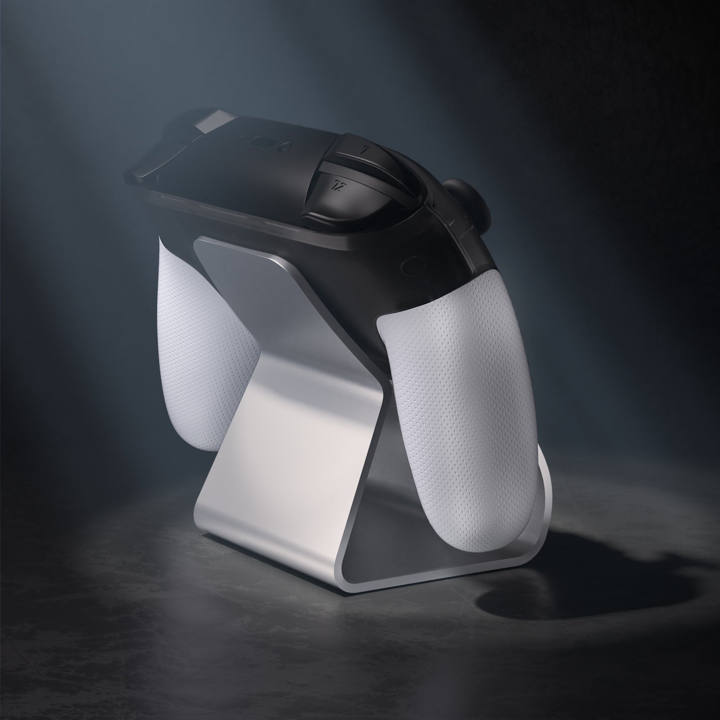 PlayVital 2セット Stand-AL ユニバーサルメタルゲームコントローラースタンド PS5 & PS4 & Xbox Series X/S & Xbox One & Switch Pro 対応アルミニウムメタルディスプレイゲームパッドホルダー 【シルバー】