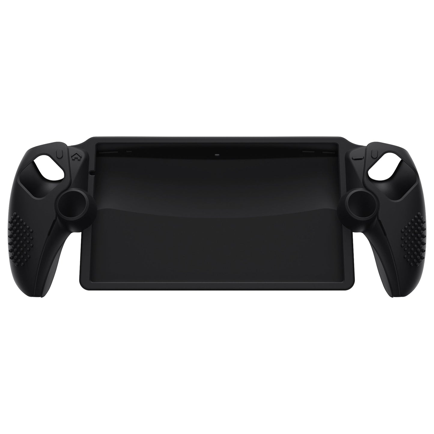 PlayVital 3D Studded Edition Anti-Slip Silicone Protective Case with Thumb Grips for PS Portal Remote Player - Black - CYRPFP001 PlayVital