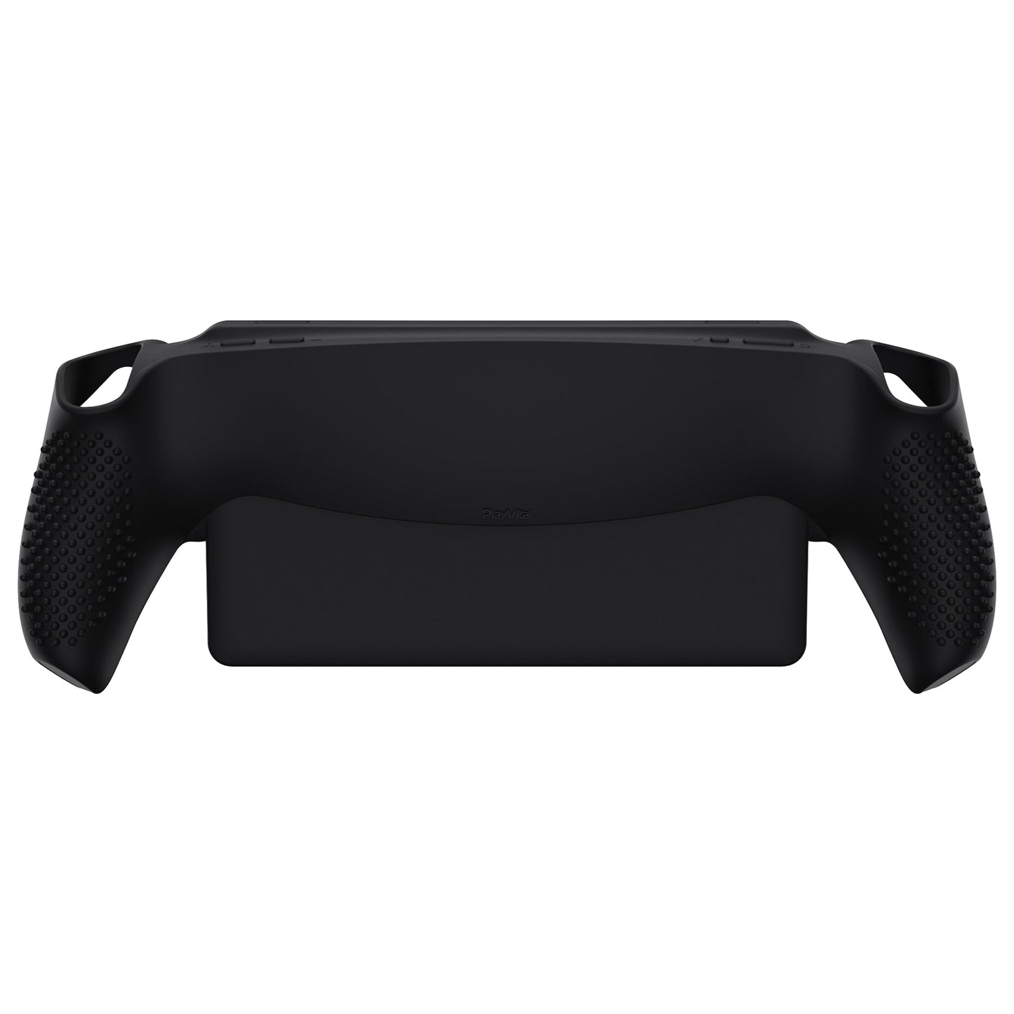 PlayVital 3D Studded Edition Anti-Slip Silicone Protective Case with Thumb Grips for PS Portal Remote Player - Black - CYRPFP001 PlayVital