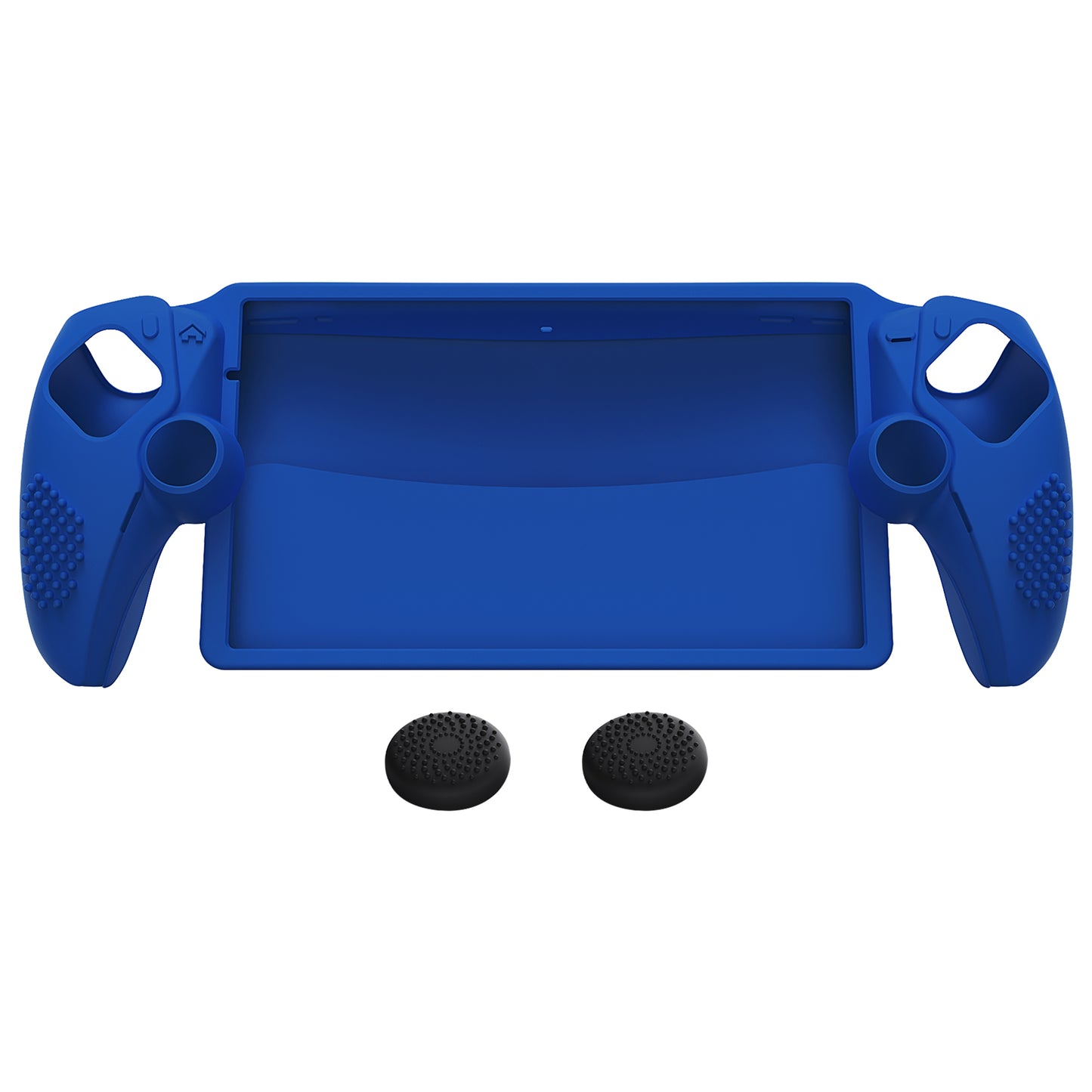 PlayVital 3D スタッドエディション 滑り止めシリコン保護ケース サムグリップ付き PS Portal リモート プレーヤー用【ブルー 】