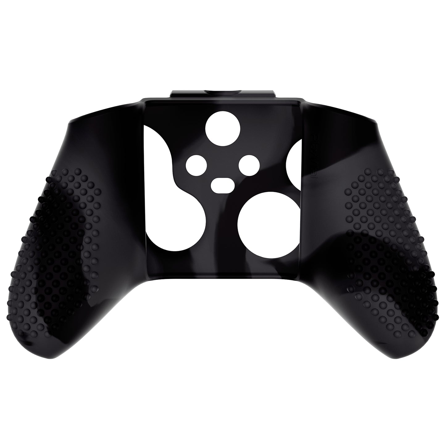PlayVital 3D スタッドエディション 滑り止めシリコンカバースキン サムグリップキャップ付き Xbox Series X/S コントローラー & Xbox Core ワイヤレスコントローラー用【ダークグレー & ブラック】