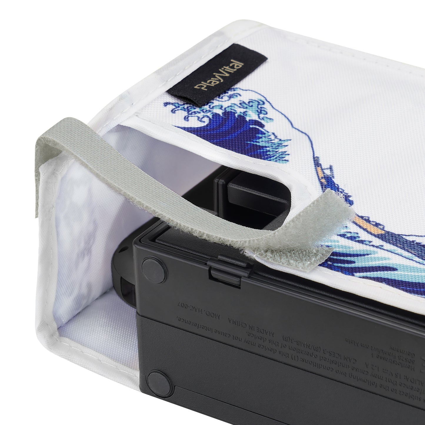 PlayVital 傷防止 防水ナイロンダストカバー NS Switch & 有機el充電ドック用【グレートウェブ】