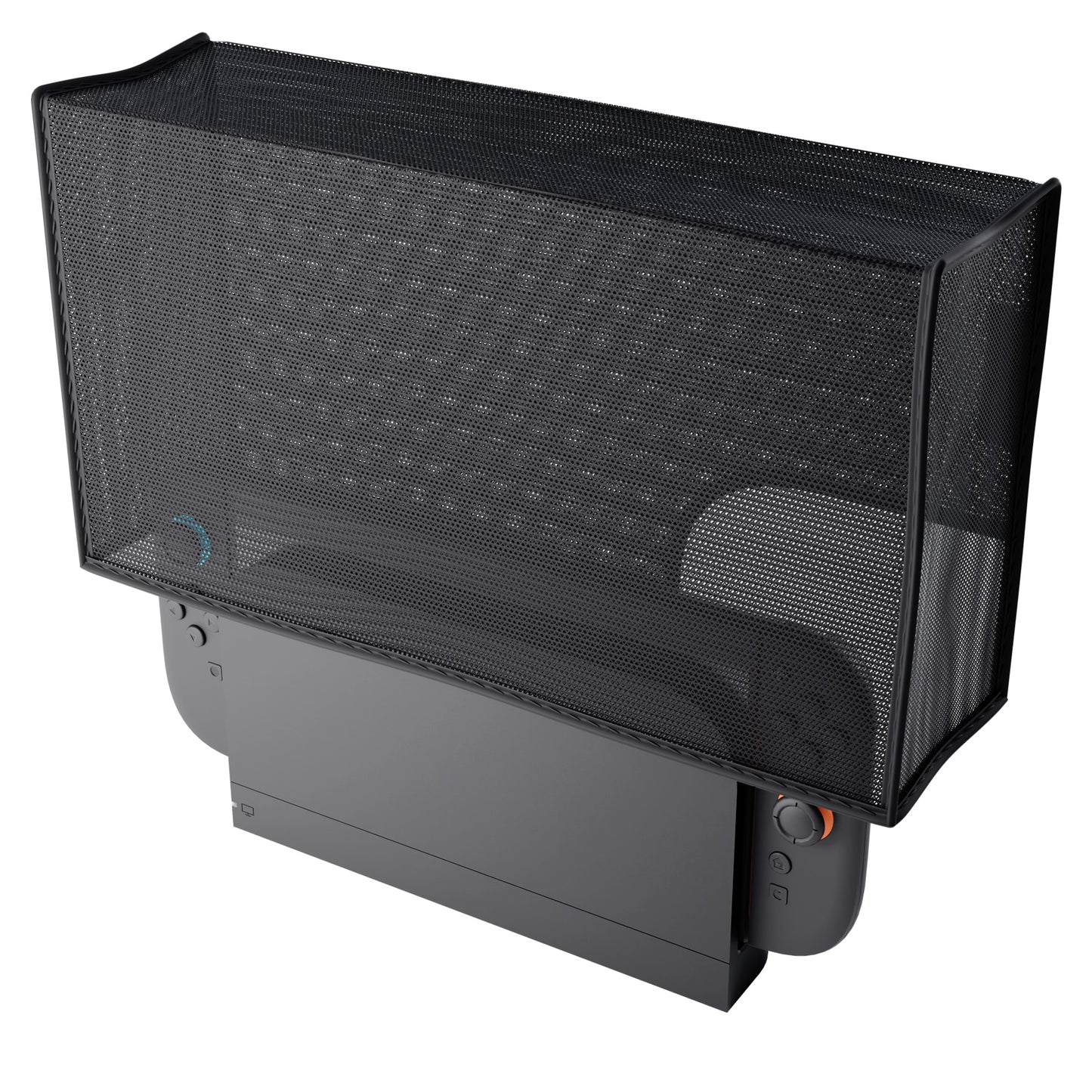 PlayVital Switch 2(2025年モデル) 対応 メッシュ防塵カバー 通気性 キズ防止 排熱設計 ドックに装着したまま使用可能 保護スリーブ 【ブラック】