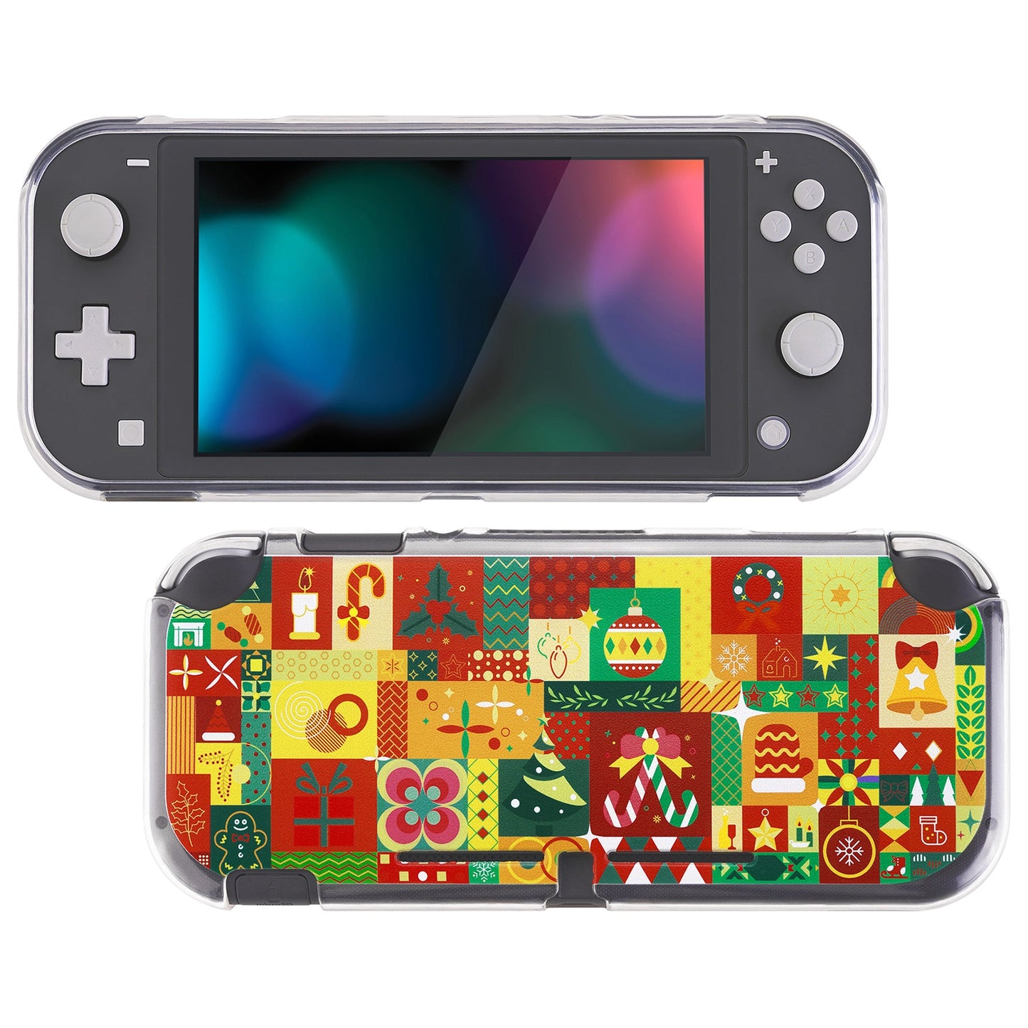 PlayVital NS Switch Lite用ソフトTPUスリム保護ケース【クリスマスラップ】