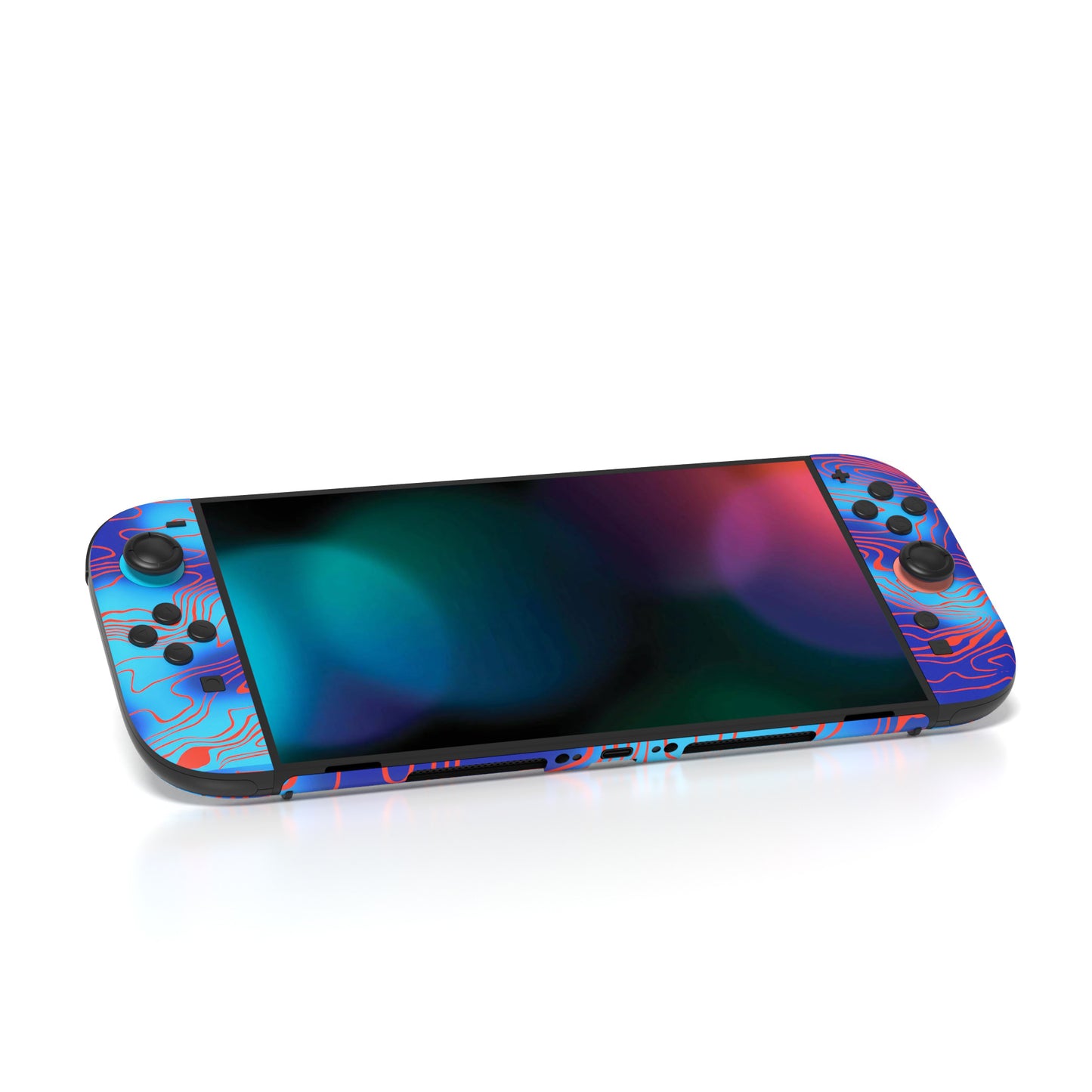 PlayVital Nintendo Switch 2(2025)本体・Joycon対応 フルセット保護ステッカーシール カスタマイズ用ビニールステッカー ドック&グリップスシール付き【ダマスカスカモ】