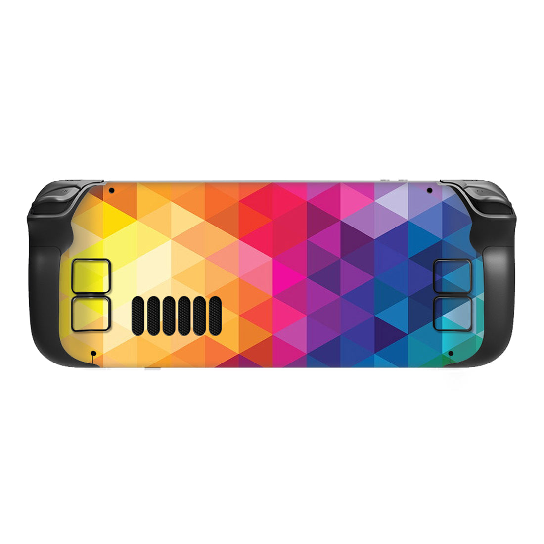 PlayVital Custom Full Set Protective Skin Decal for Steam Deck LCD & OLED -  Colorful Triangle - SDTM002G2 playvital