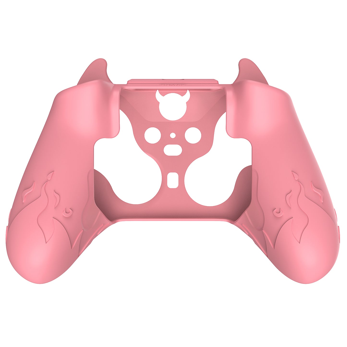 PlayVital かわいいデーモン シリコンケースカバー(サムグリップキャップ付き) Xbox Elite Series 2 コントローラー& Xbox Elite Series 2 コアコントローラー用【ピンク】