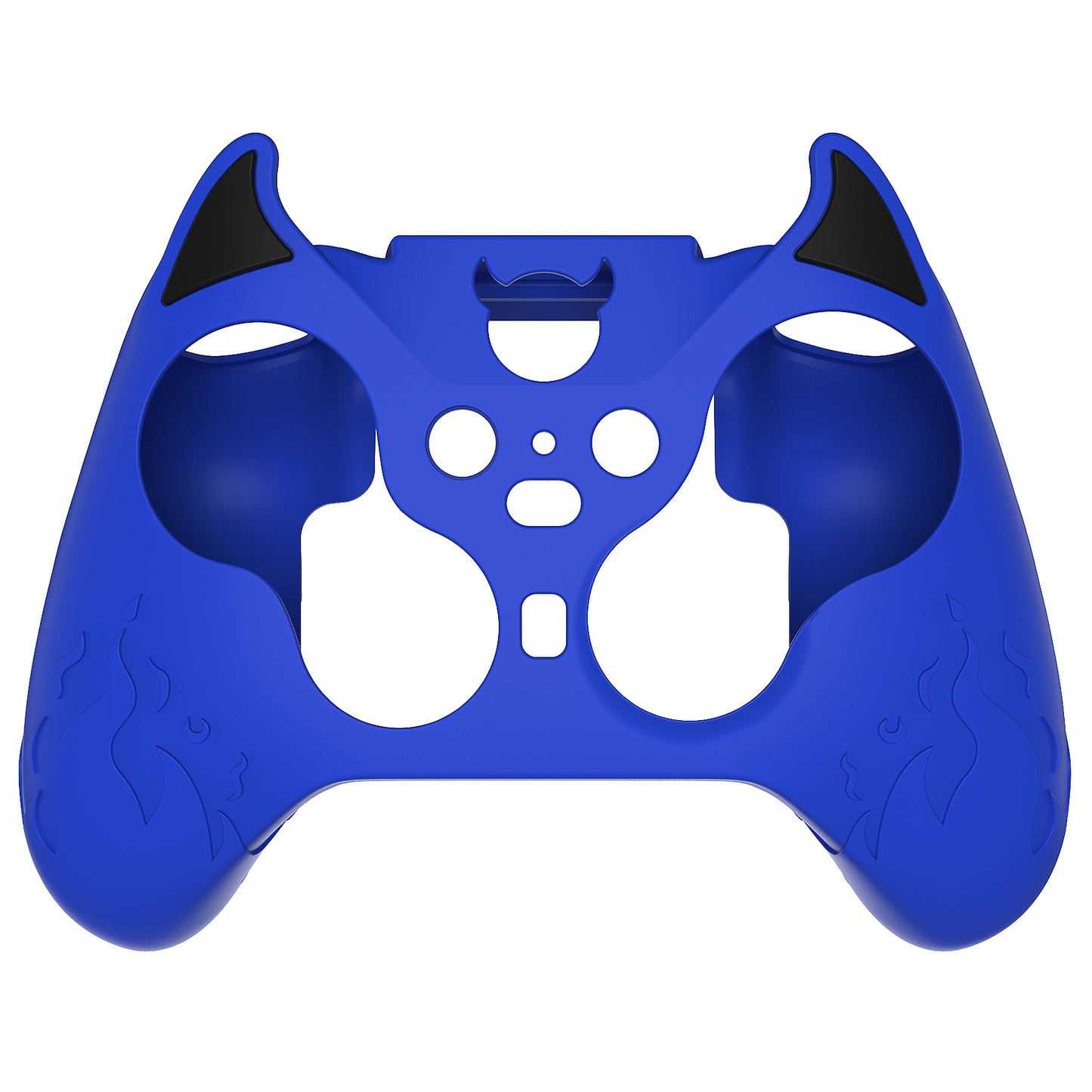 PlayVital かわいいデーモン シリコンケースカバー(サムグリップキャップ付き) Xbox Elite Series 2 コントローラー& Xbox Elite Series 2 コアコントローラー用【ブルー】