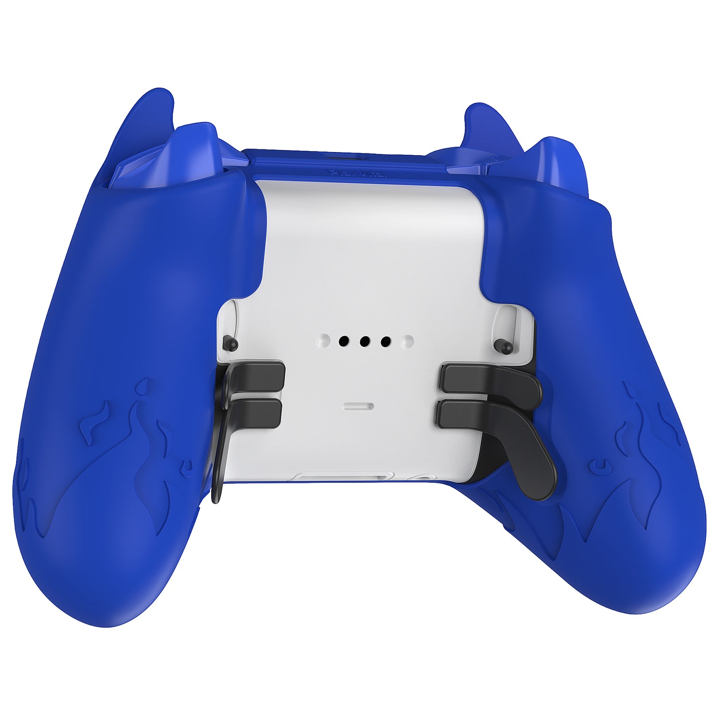 PlayVital かわいいデーモン シリコンケースカバー(サムグリップキャップ付き) Xbox Elite Series 2 コントローラー& Xbox Elite Series 2 コアコントローラー用【ブルー】