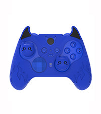 PlayVital かわいいデーモン シリコンケースカバー(サムグリップキャップ付き) Xbox Elite Series 2 コントローラー& Xbox Elite Series 2 コアコントローラー用【ブルー】