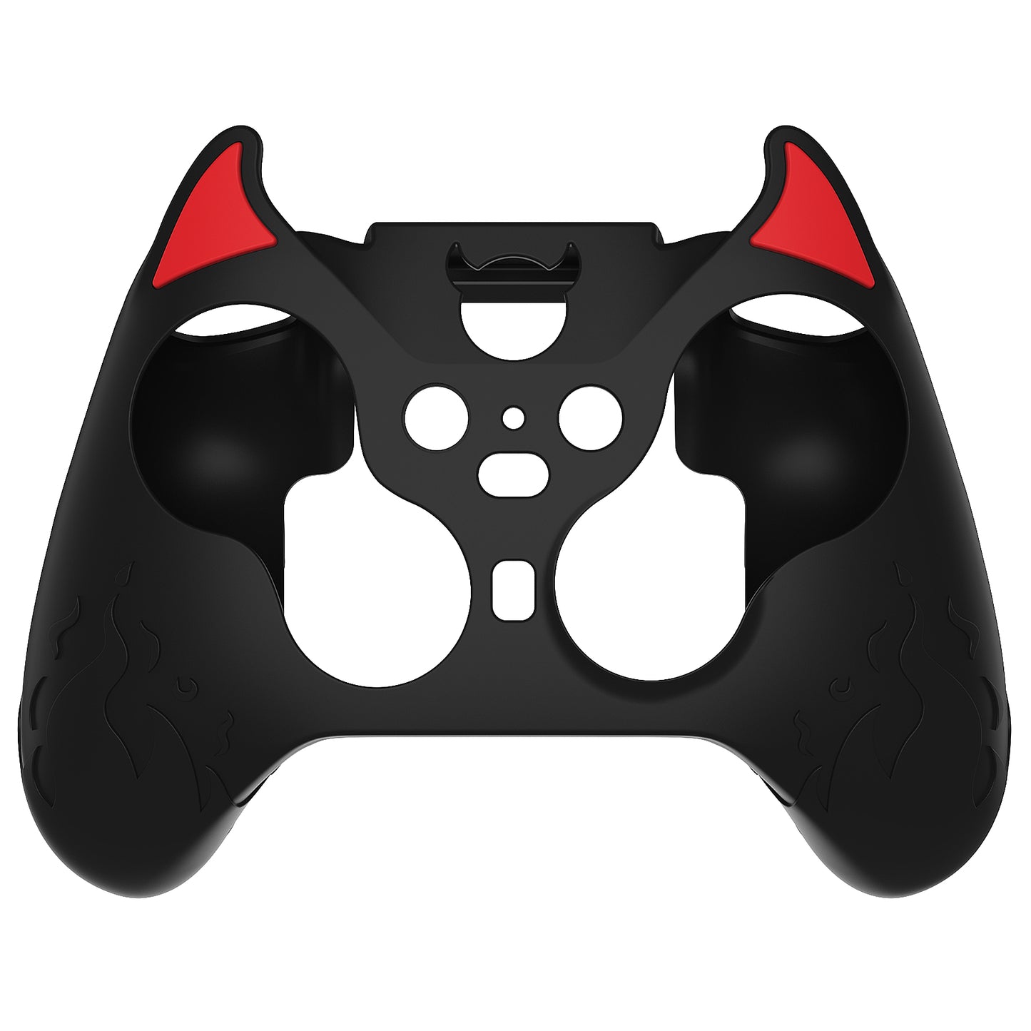 PlayVital かわいいデーモン シリコンケースカバー(サムグリップキャップ付き) Xbox Elite Series 2 コントローラー& Xbox Elite Series 2 コアコントローラー用【ブラック】