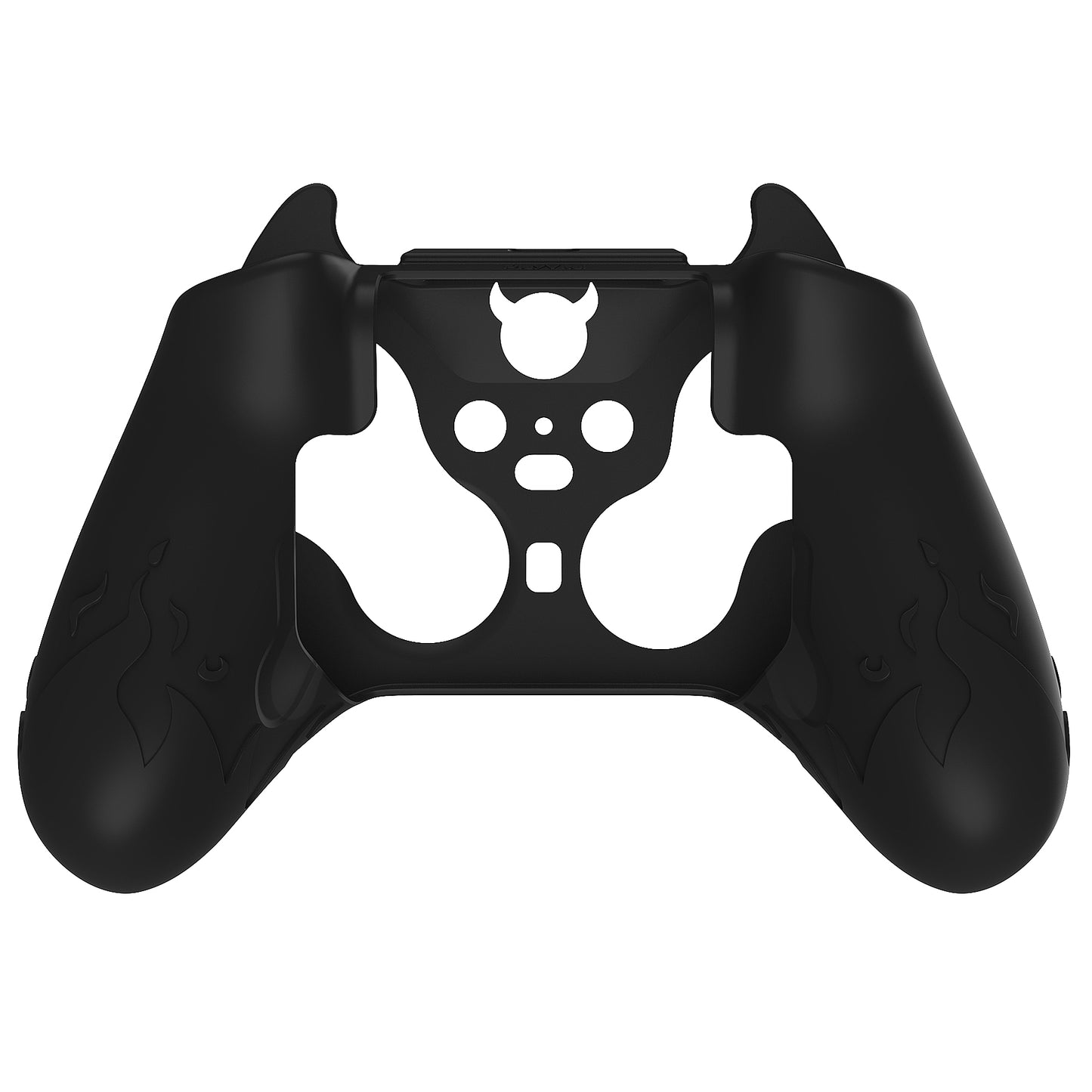 PlayVital かわいいデーモン シリコンケースカバー(サムグリップキャップ付き) Xbox Elite Series 2 コントローラー& Xbox Elite Series 2 コアコントローラー用【ブラック】
