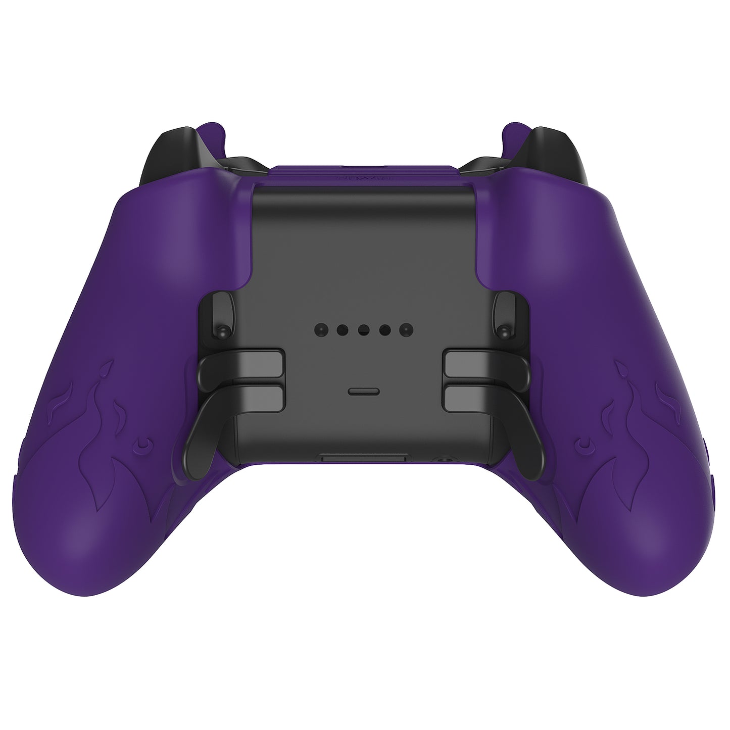 PlayVital かわいいデーモン シリコンケースカバー(サムグリップキャップ付き) Xbox Elite Series 2 コントローラー& Xbox Elite Series 2 コアコントローラー用【パープル】