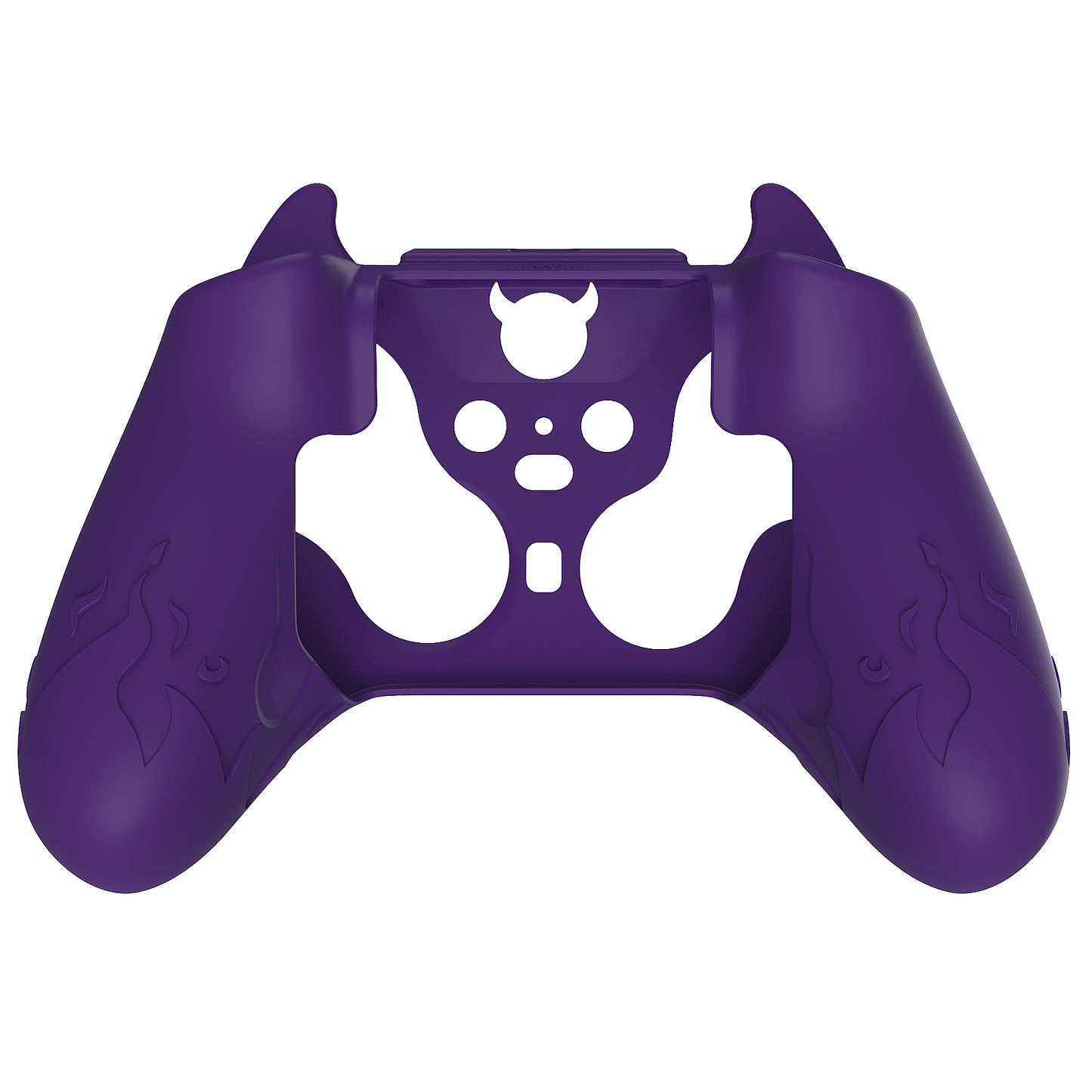 PlayVital かわいいデーモン シリコンケースカバー(サムグリップキャップ付き) Xbox Elite Series 2 コントローラー& Xbox Elite Series 2 コアコントローラー用【パープル】