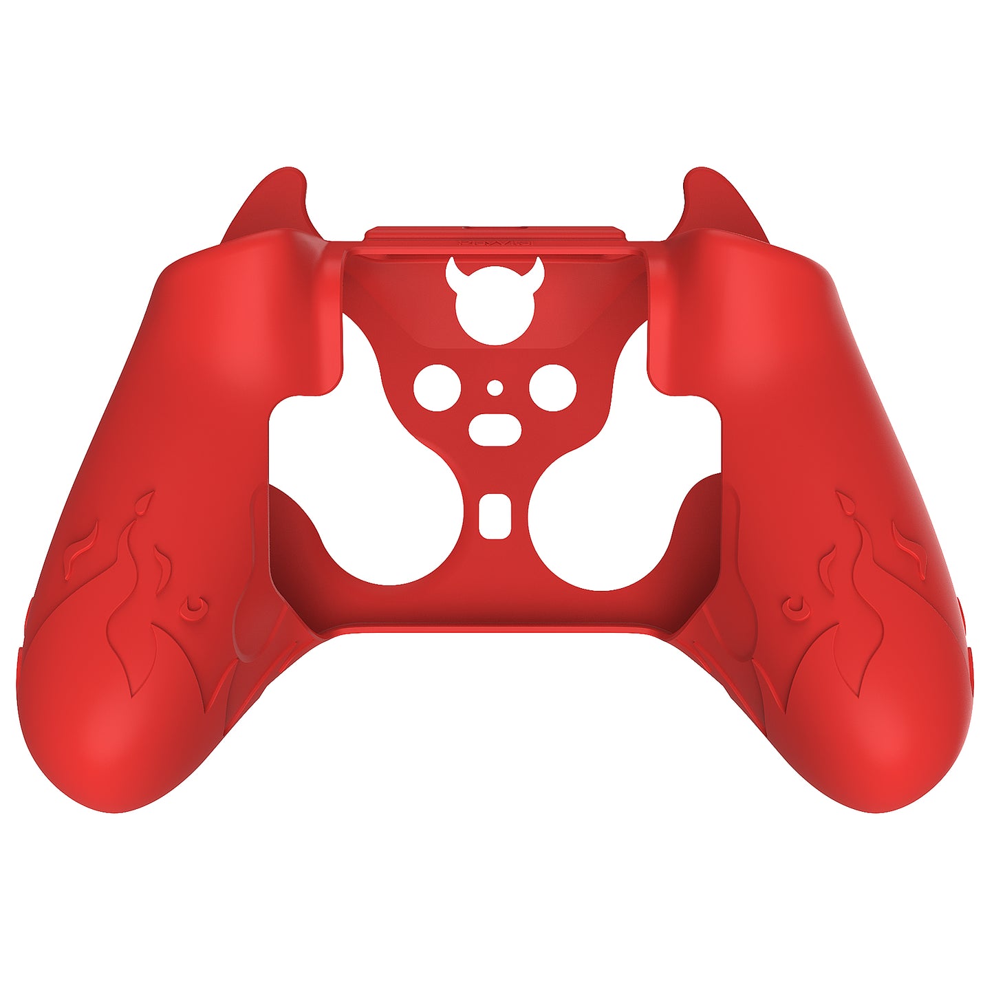 PlayVital かわいいデーモン シリコンケースカバー(サムグリップキャップ付き) Xbox Elite Series 2 コントローラー& Xbox Elite Series 2 コアコントローラー用【レッド】