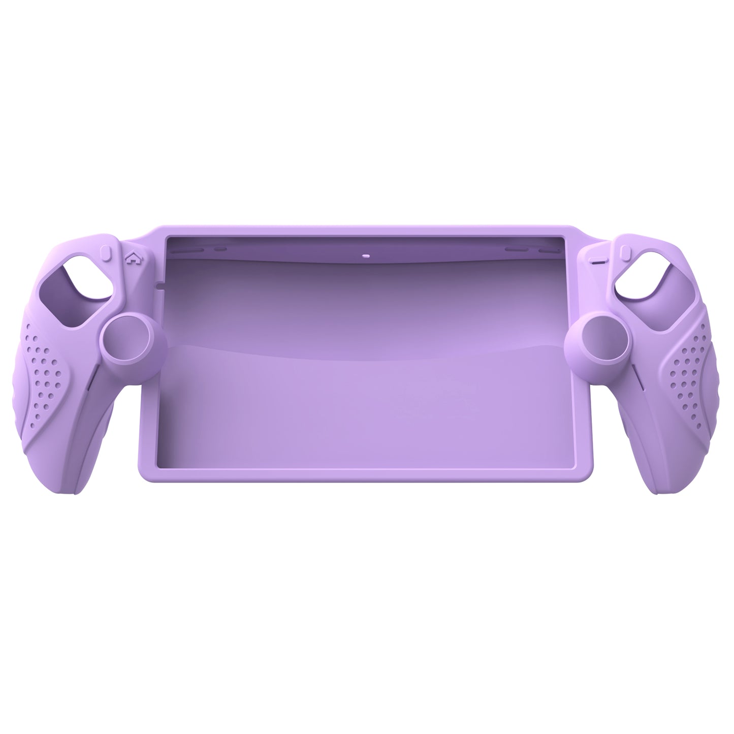 PlayVital Guardian Edition シリコン保護ケース 親指グリップ付き PS Portal リモートプレーヤー用 耐衝撃・滑り止めグリップデザインカバー【モーブパープル】