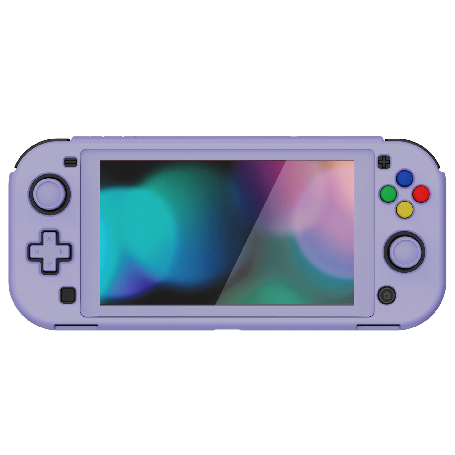 PlayVital ハードシェル保護ケース (スクリーンプロテクター、サムグリップキャップ、ボタンキャップ付き) Switch Lite 用【ライトバイオレット】