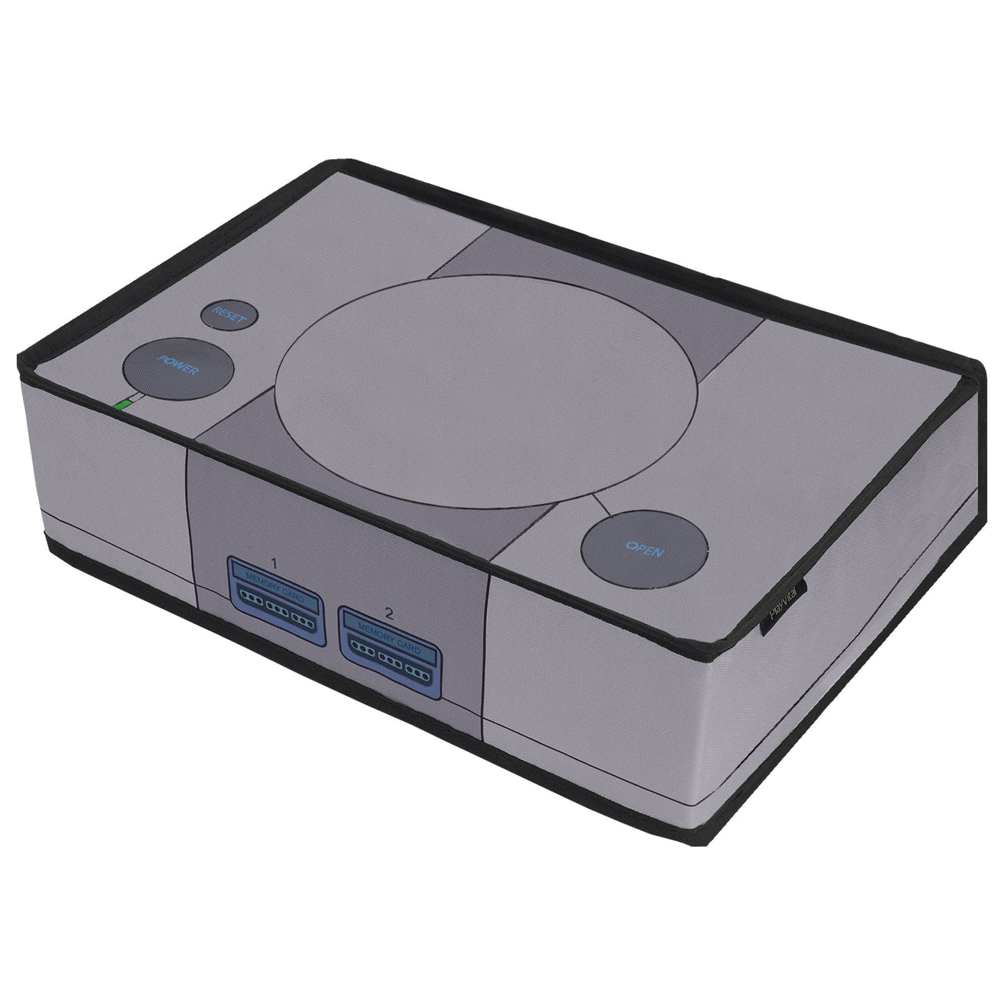 PlayVital 横式 傷防止 防水ナイロンダストカバー PS5 コンソール デジタル版 & 通常版用【レトロ32ビット風カバー】