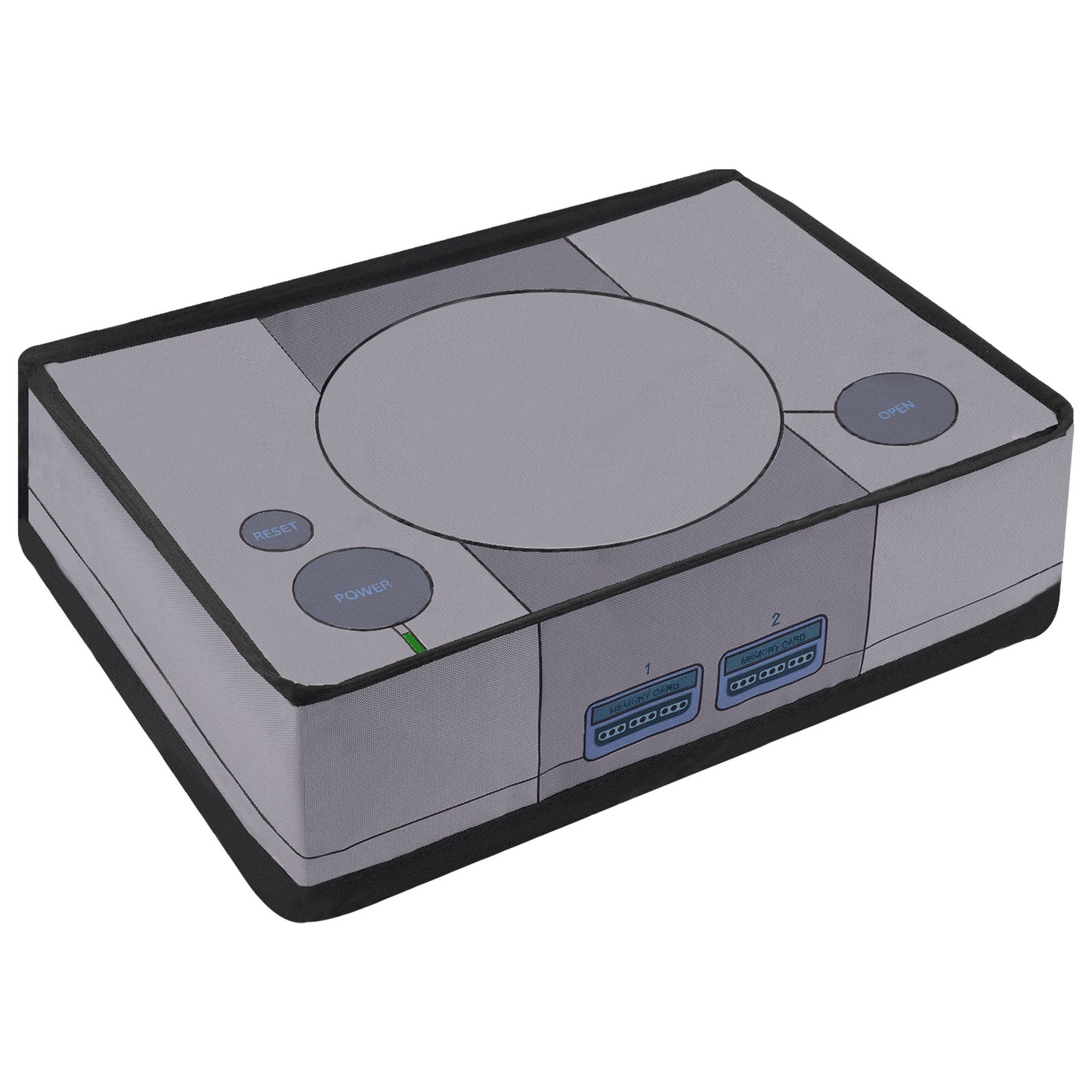 PlayVital 横式 傷防止 防水ナイロンダストカバー PS5 コンソール デジタル版 & 通常版用【レトロ32ビット風カバー】