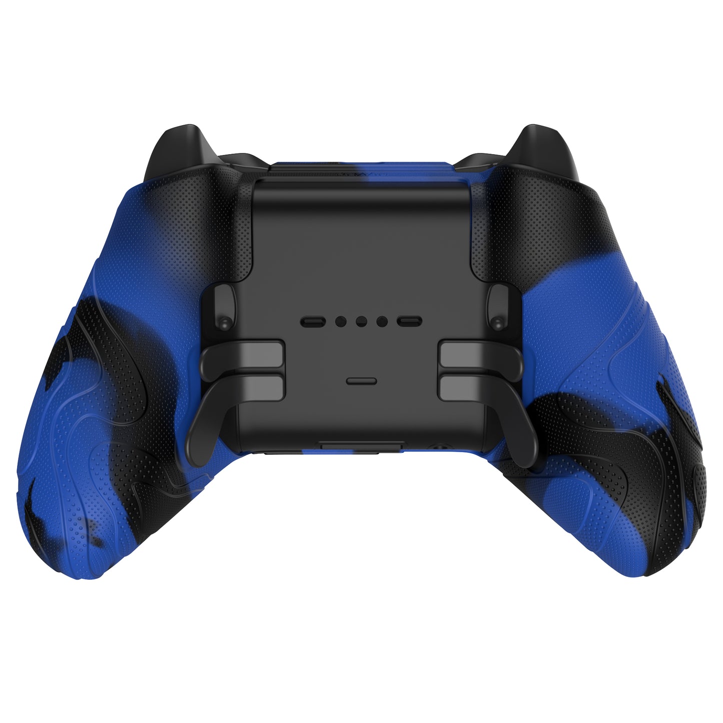 PlayVital マウンテンレンジエディション シリコングリップカバー(サムグリップ付き) Xbox Elite Series 2 コントローラー& Xbox Elite Series 2 コアコントローラー用【ブルー & ブラック】