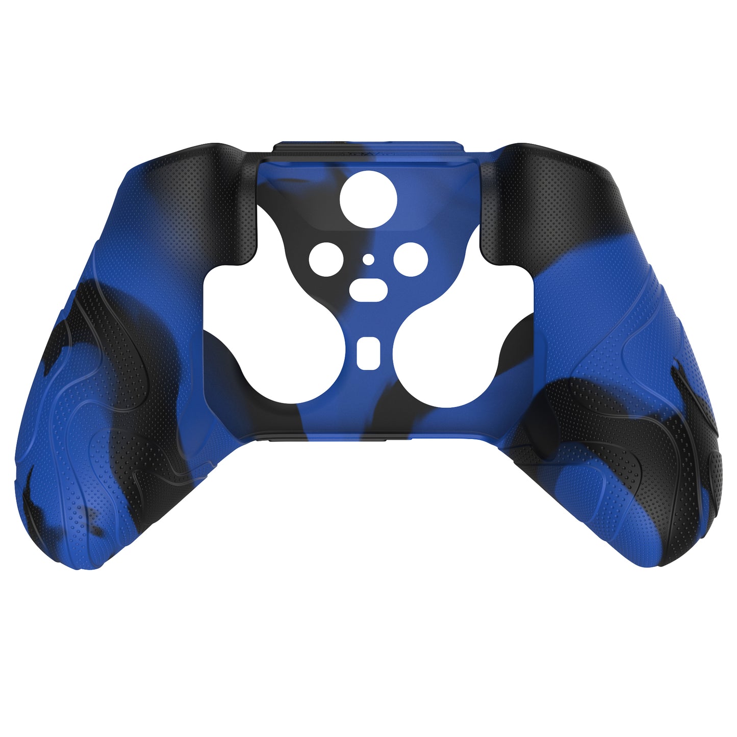 PlayVital マウンテンレンジエディション シリコングリップカバー(サムグリップ付き) Xbox Elite Series 2 コントローラー& Xbox Elite Series 2 コアコントローラー用【ブルー & ブラック】