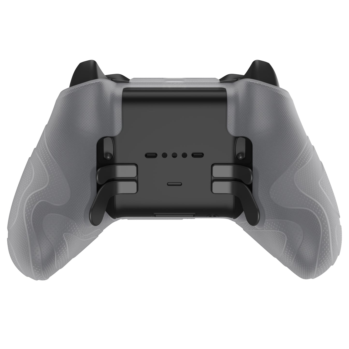 PlayVital マウンテンレンジエディション シリコングリップカバー(サムグリップ付き) Xbox Elite Series 2 コントローラー& Xbox Elite Series 2 コアコントローラー用【クリアホワイト】