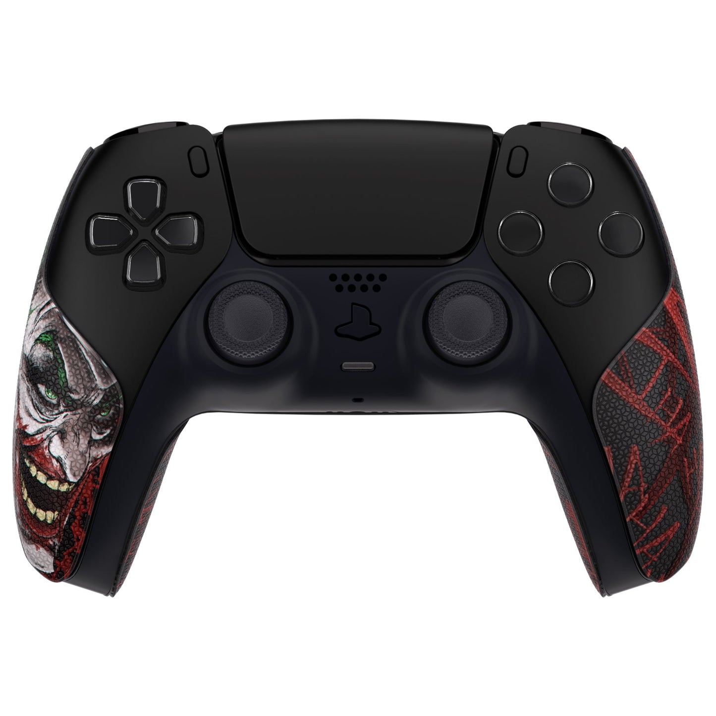 PlayVital スプリットデザイン 滑り止め 吸汗性 プレミアムグリップ PS5 コントローラー用 【ピエロHahaha】