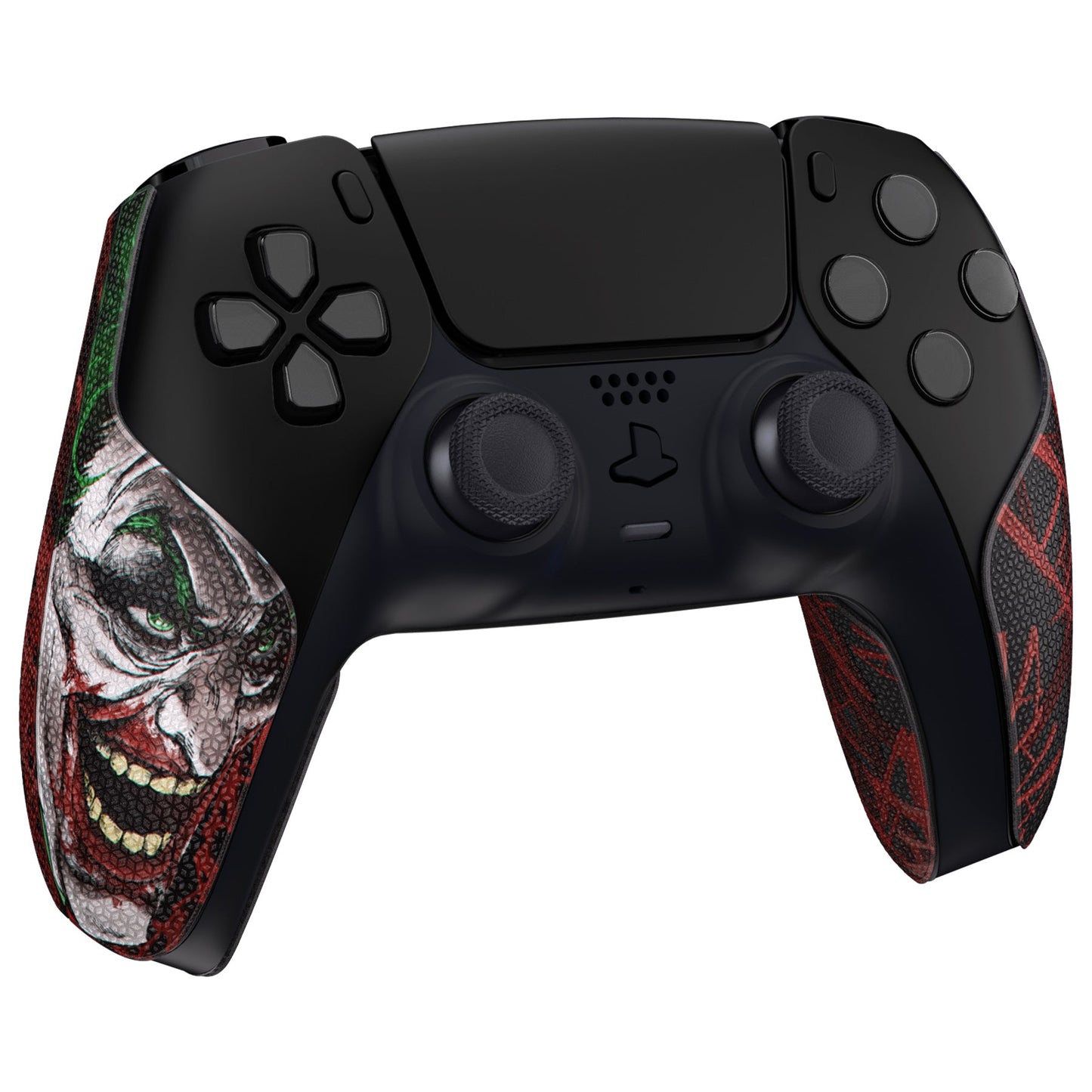 PlayVital スプリットデザイン 滑り止め 吸汗性 プレミアムグリップ PS5 コントローラー用 【ピエロHahaha】
