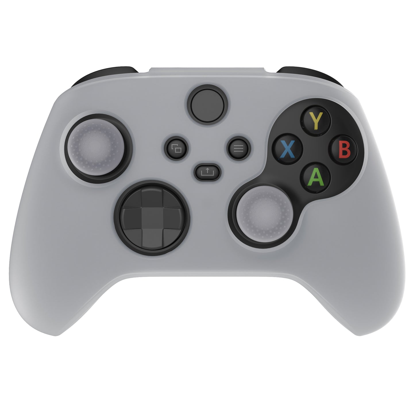 PlayVital ピュアシリーズ アンチスリップシリコンカバー スキンとサムグリップキャップ Xbox Series X/S コントローラー&Xbox Core ワイヤレスコントローラー用【グリーン(グローインダーク)】