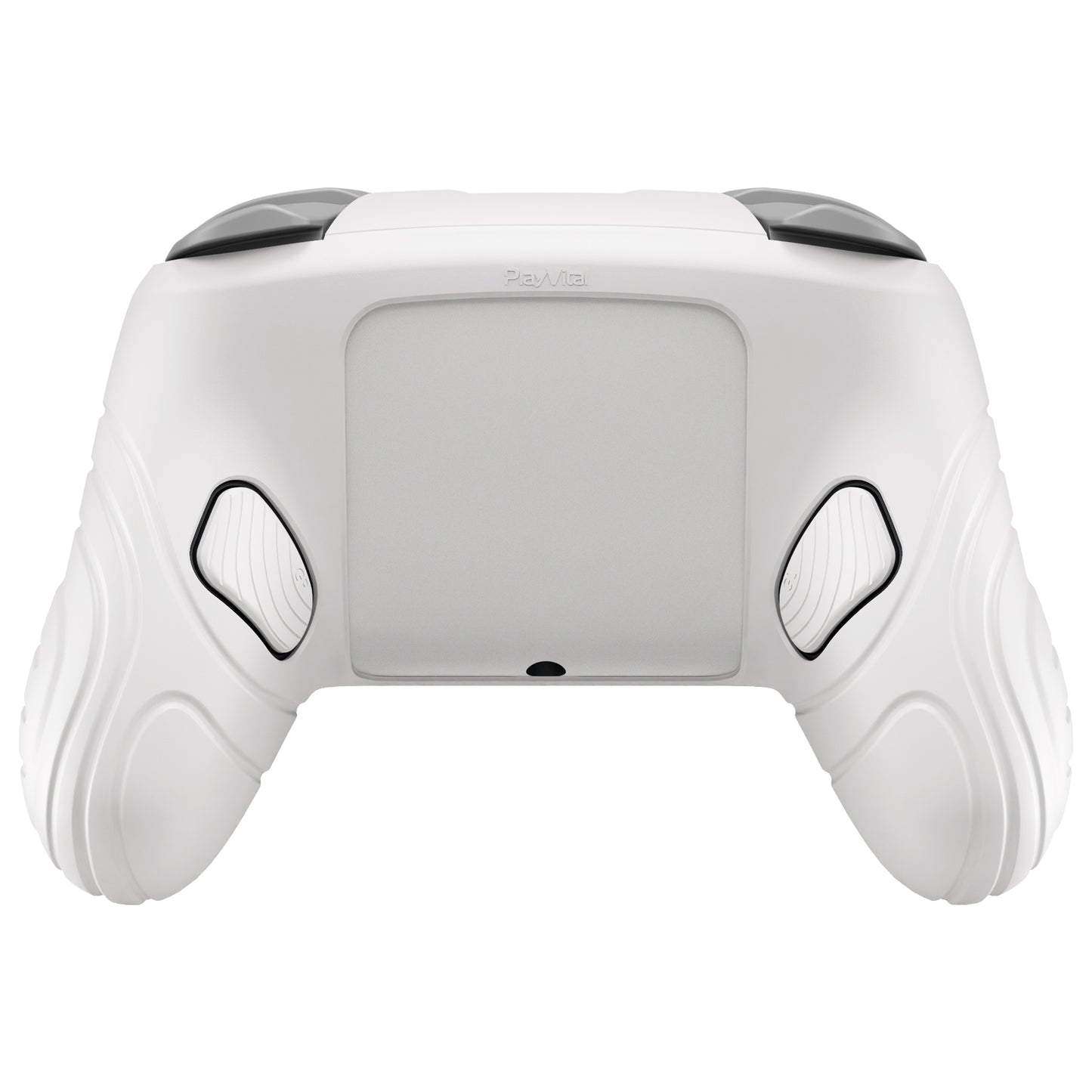 PlayVital Samurai Edition Switch 2 Proコントローラー用 保護シリコンケース 背面ボタンキャップ&親指グリップ&ステッカー付き【ホワイト】