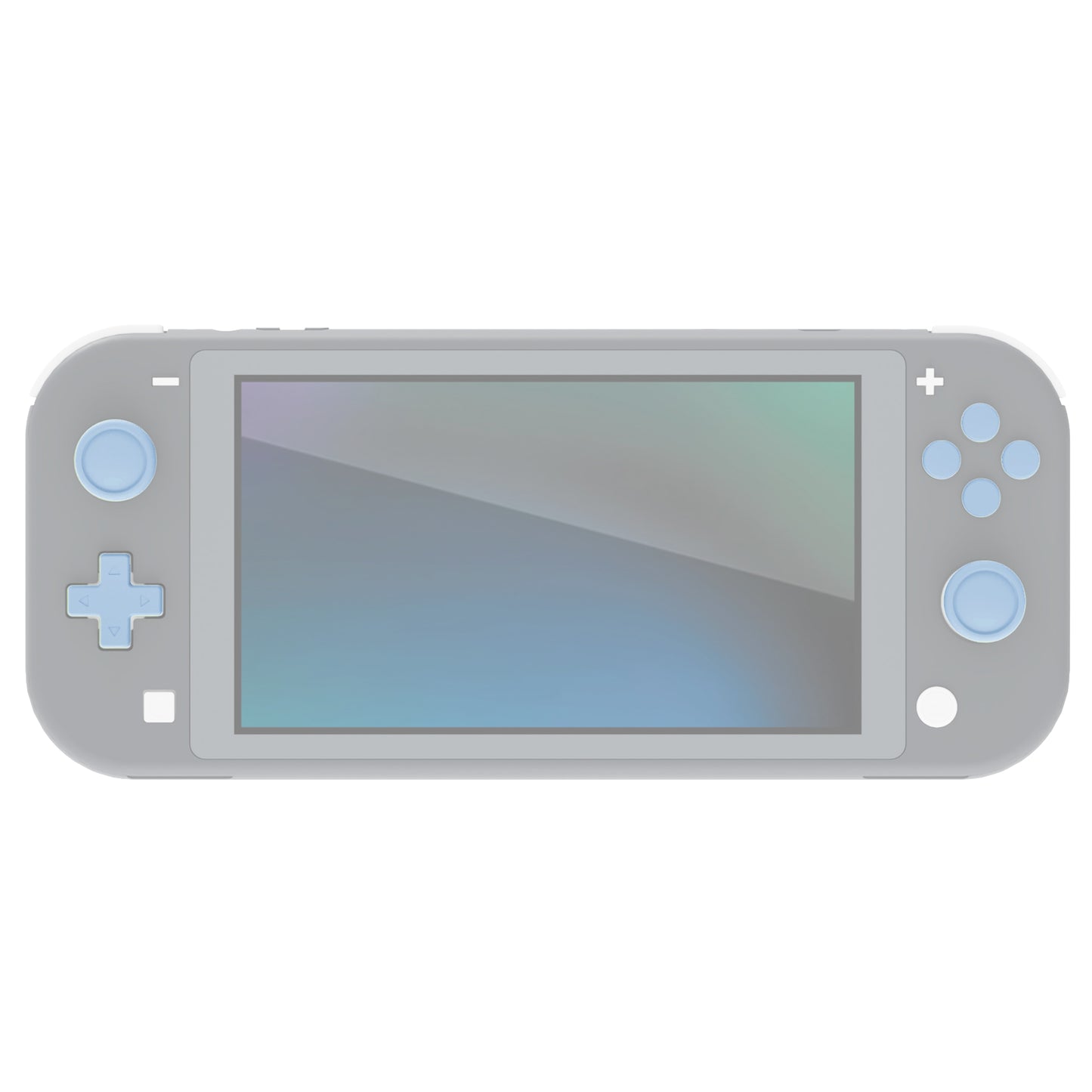 PlayVital シリコンボタンカバーやサムグリップセットSwitch/有機el/Switch Lite対応用、ABXY方向キーボタンキャップ、Switch Lite用 Dパッドボタンキャップ【スカイブルー】