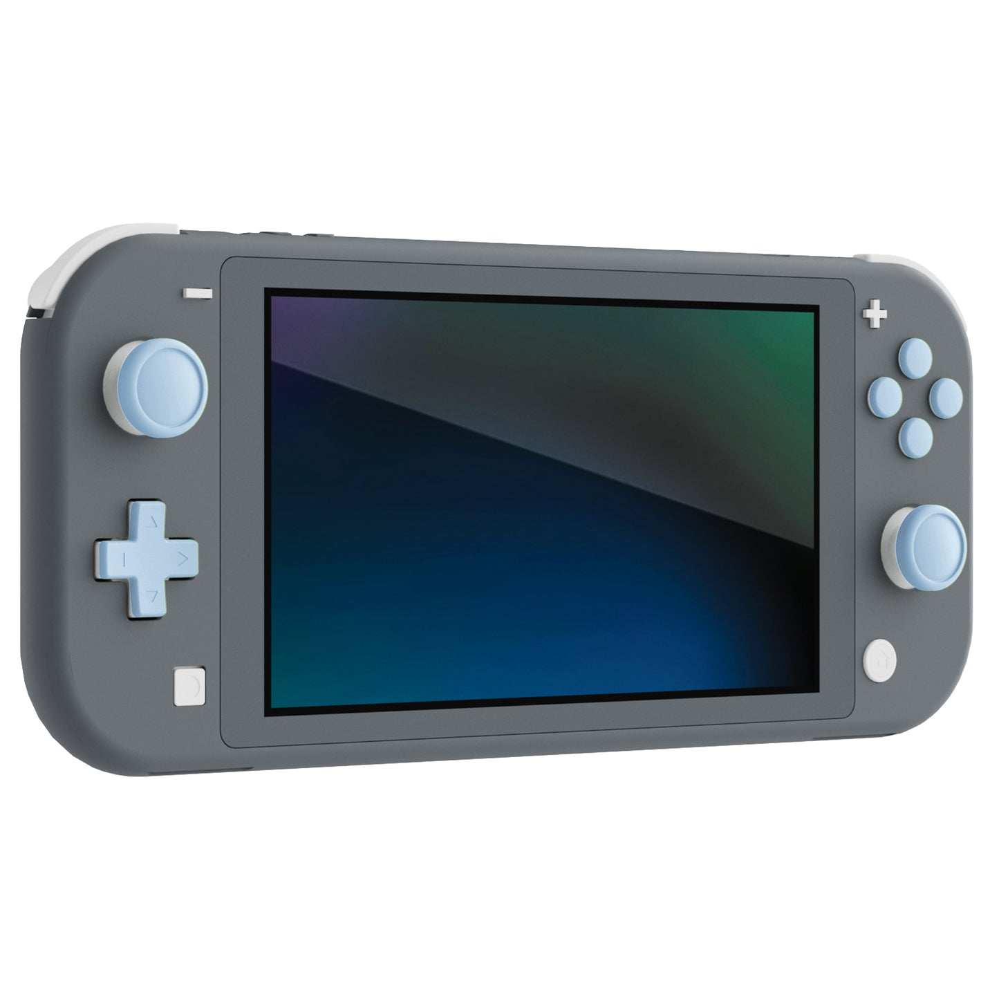 PlayVital シリコンボタンカバーやサムグリップセットSwitch/有機el/Switch Lite対応用、ABXY方向キーボタンキャップ、Switch Lite用 Dパッドボタンキャップ【スカイブルー】