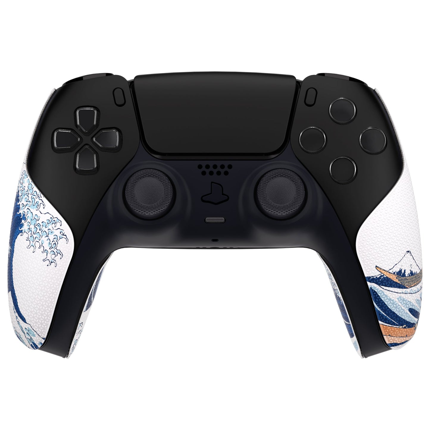 PlayVital スプリットデザイン 滑り止め 吸汗性 プレミアムグリップ PS5 コントローラー用 【ザグレートウェブ】