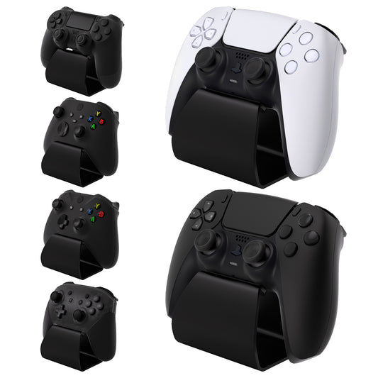 PlayVital 2セット Stand-AL ユニバーサルメタルゲームコントローラースタンドPS5 & PS4 & Xbox Series X/S & Xbox One & Switch Pro対応 アルミニウムメタルディスプレイゲームパッドホルダー 【ブラック】
