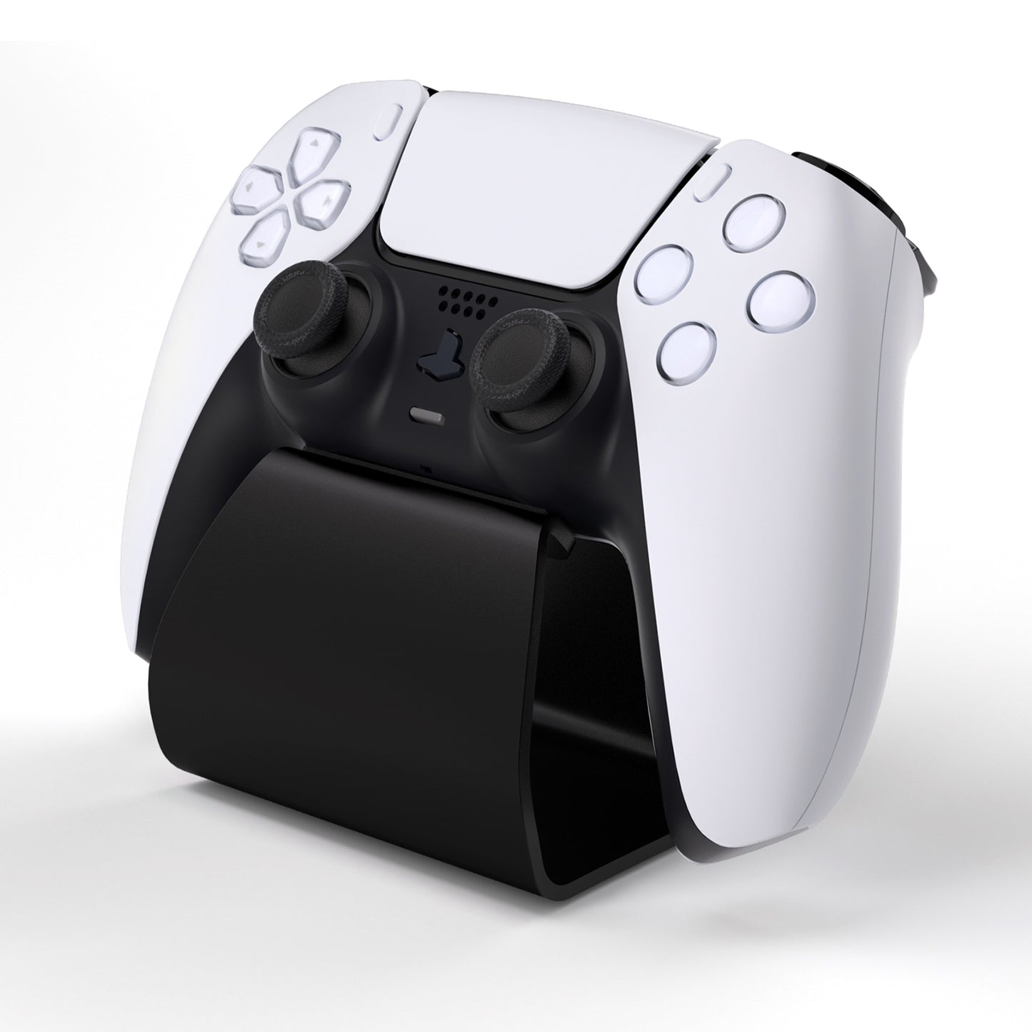 PlayVital 2セット Stand-AL ユニバーサルメタルゲームコントローラースタンドPS5 & PS4 & Xbox Series X/S & Xbox One & Switch Pro対応 アルミニウムメタルディスプレイゲームパッドホルダー 【ブラック】